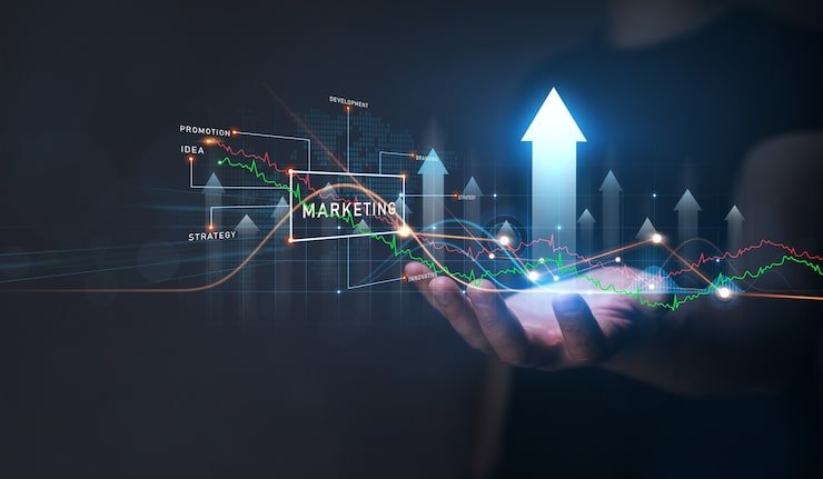 businessman holding analysis graph growth digital marketing concept development analysis 117255 2016